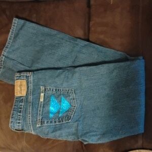 Vintage Levi Strauss Signature Jeans with some updating.